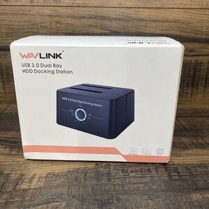 Wavlink USB 3.0 to SATA Dual Bay Hard drive Docking Station for 2.5" 3.5"HDD/SDD